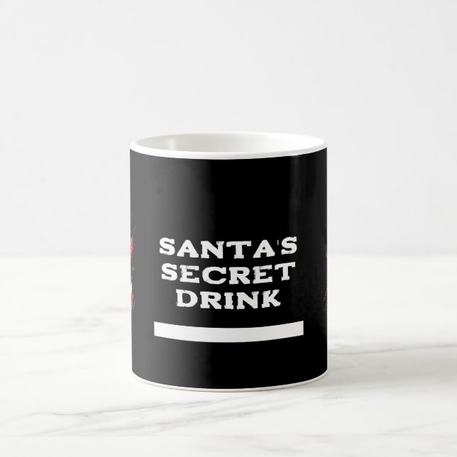 Mug Santa's Drink -Personalized Funny Christmas (Centre)