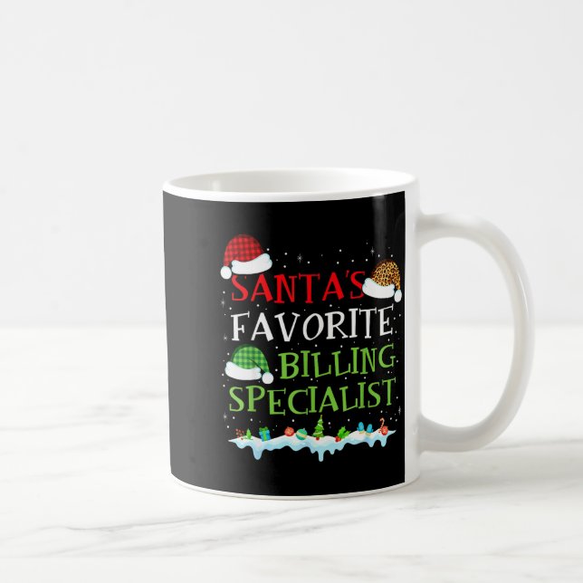 Mug Santa's Favorite Billing Specialist Fun Christmas  (Droite)