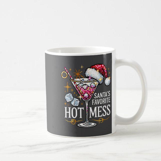 Mug Santa's Favorite Hot Mess Long Sleeve  (Droite)