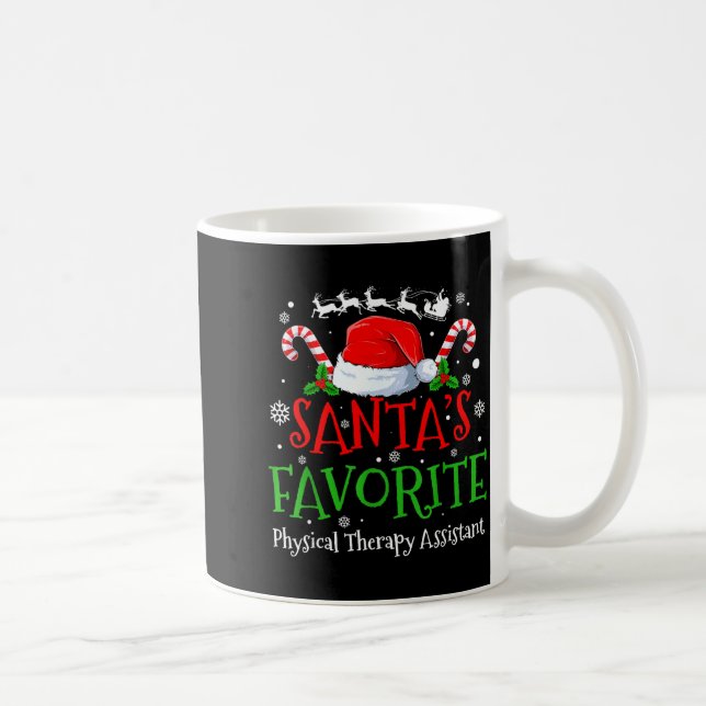 Mug Santa's Favorite Physical Therapy Istant Christmas (Droite)