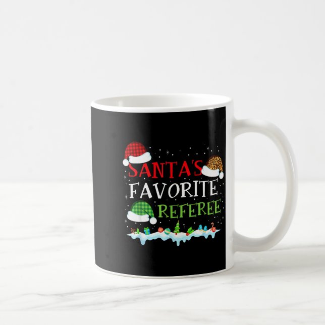 Mug Santa's Favorite Referee Fun Christmas  (Droite)