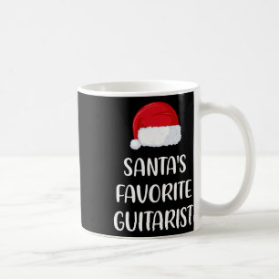 Mug Santas Guitariste favori Noël Fun Guitare Gif