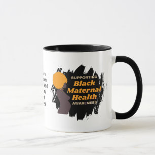 Mug SANTÉ MATERNELLE NOIRE Favoriser la sensibilisatio