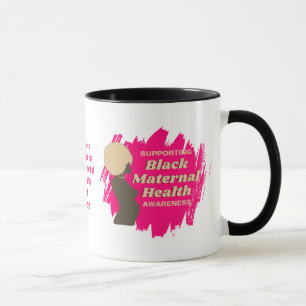 Mug SANTÉ MATERNELLE NOIRE Favoriser la sensibilisatio