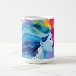 Mug Santé mentale Art abstrait