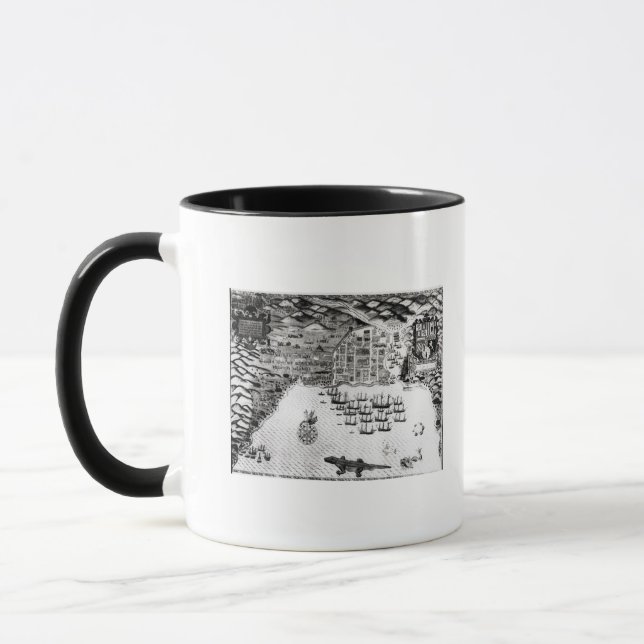 Mug Santiago, Cap Vert, 1589 (Gauche)