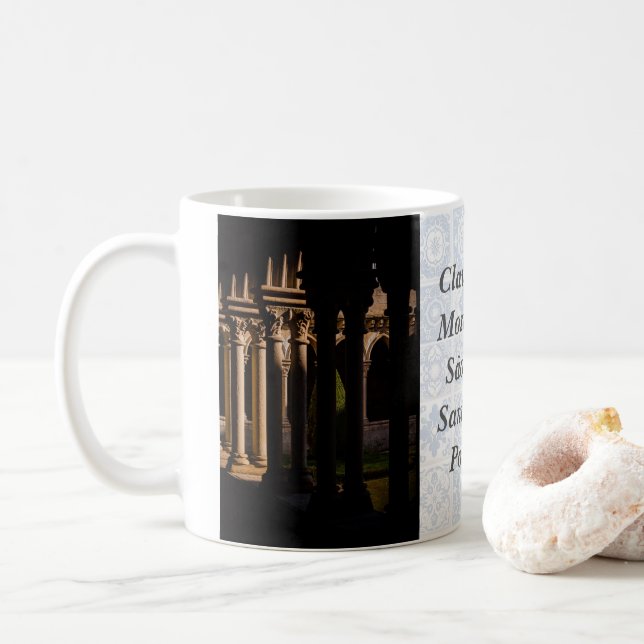Mug Sao Bento ou Saint Benoît cloître gothique (Avec donut)