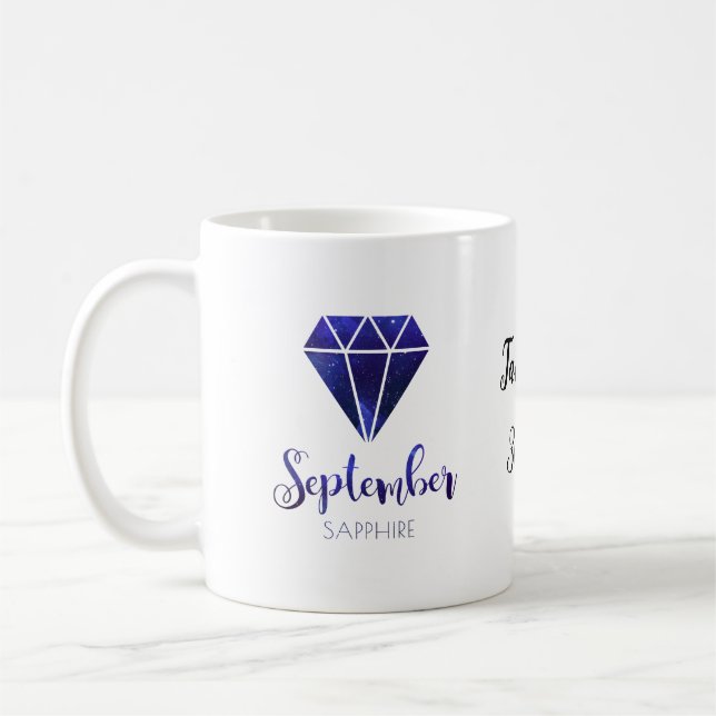 Mug Saphir de septembre (Gauche)