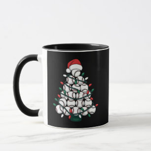 Mug Sapin de Noël Baseball Santa Sports