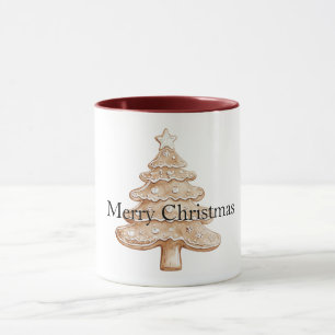 Mug Sapin de Noël en pain d'épice à la crème