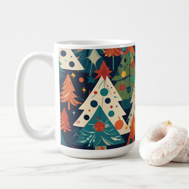 Mug Sapin de Noël fantaisiste (Avec donut)