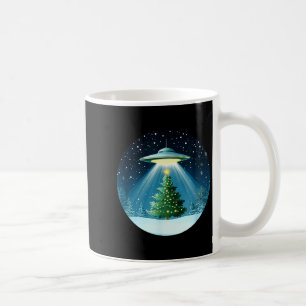 Mug Sapin de Noël illuminé par un ovni pour Holi inter