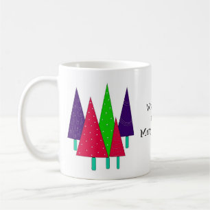 Mug Sapins de Noël Fantaisistes