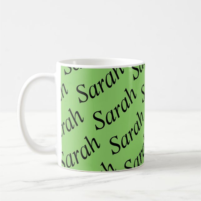Mug Sarah du noir d'orphelin d'exposition (Gauche)