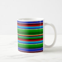 Sarape mexicaine rouge vert