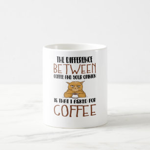 Mug Sarcasme L'Opinion Sur Le Café Dit Provocation Ch