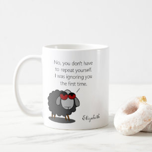 Mug Sarcasme personnalisé Funny Ignorer votre Humour W
