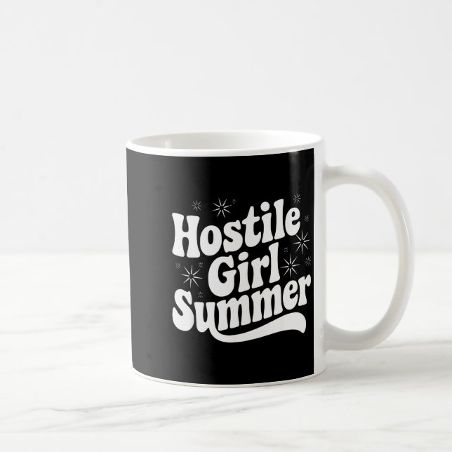 Mug Sarcastic Quote Retro Saying Hostile Girl Summer B (Droite)