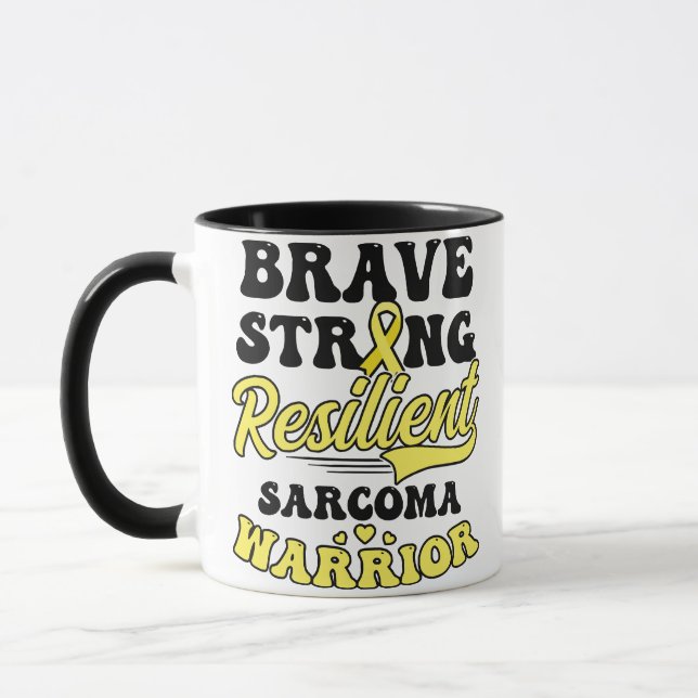 Mug Sarcoma Cancer Chemise brave résistance forte (Gauche)