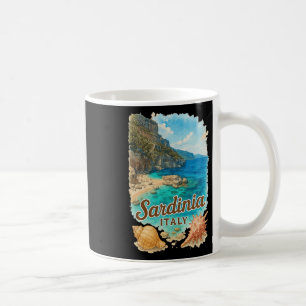 Mug Sardaigne Italie Aquarelle Plage Voyage Souvenir 