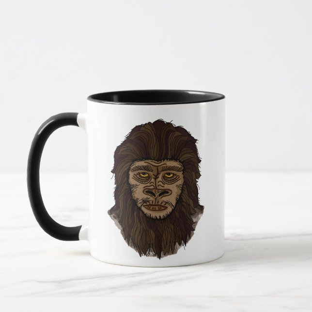 Mug Sasquatch Bigfoot marécage Ape Cryptid Monster (Gauche)