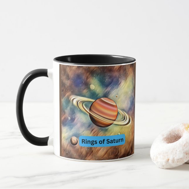 Mug Saturne est la planète la plus photogénique du sol (Avec donut)