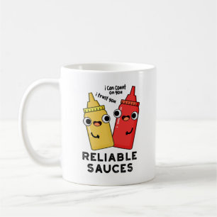 Mug Sauces Fiables Funny Food Pun