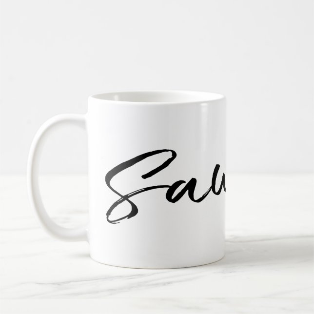 Mug Saudade Noir (Gauche)