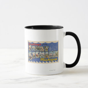 Mug Sault Ste. Marie, Michigan - Grande Lettre