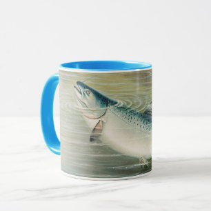 Mug Saumon de Californie par S.A. Kilbourne, Poisson V