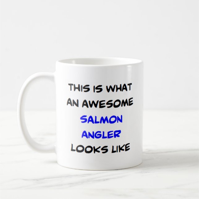 Mug saumon, génial (Gauche)