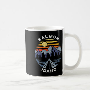 Mug Saumon Idaho Montagnes Vacances Camping Souvenir