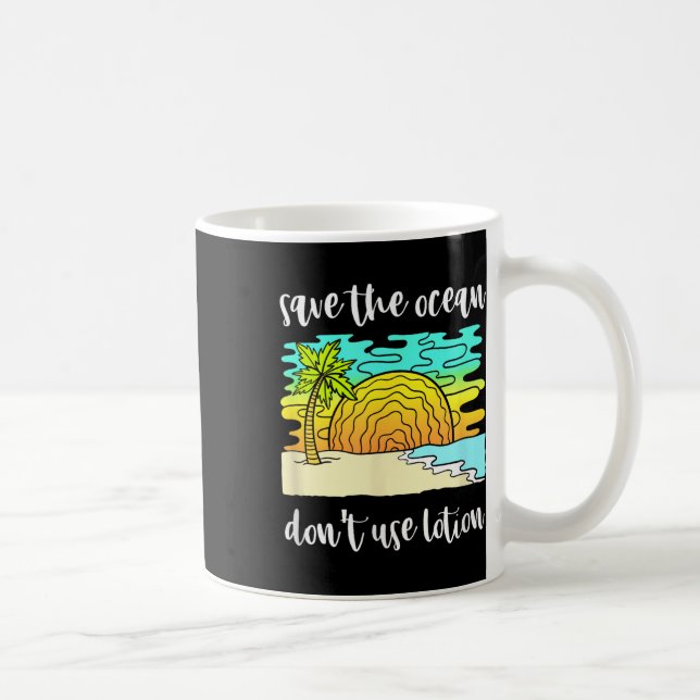 Mug Sauvegarder La Protection De l'environnement Océan (Droite)