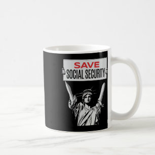 Mug Sauver la sécurité sociale - Statue de la Liberté 
