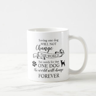 Mug Sauver un chien ne changera rien au monde