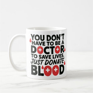 Mug Sauvez des vies Conception - Sensibilisation au do