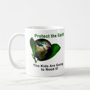 Mug Sauvez la Terre. Les enfants vont en avoir besoin!
