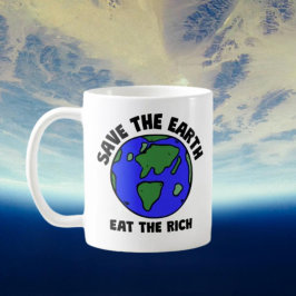 Mug Sauvez La Terre Mangez Les Riches | Activiste éco