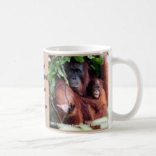Mug Sauvez l'animal mis en danger par orangs-outans
