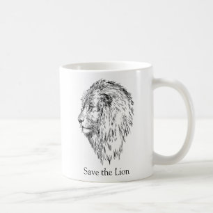 Mug Sauvez le lion