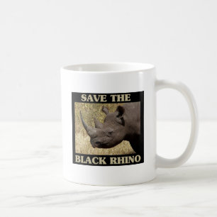 Mug Sauvez le rhinocéros noir