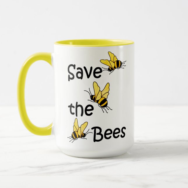 Mug Sauvez les abeilles (Gauche)