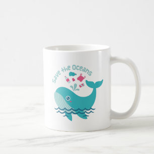 Mug Sauvez les Océans, Baleine Mignonne