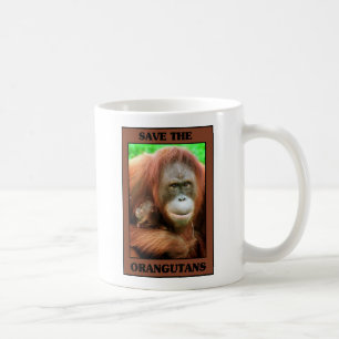 Mug Sauvez les orangs-outans