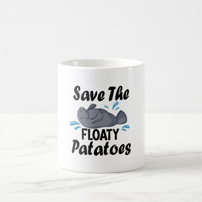 Mug Sauvez Les Pommes De Terre Flottantes / Manat Drôl (Centre)
