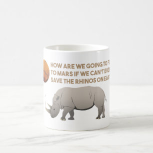 Mug Sauvez les rhinocéros