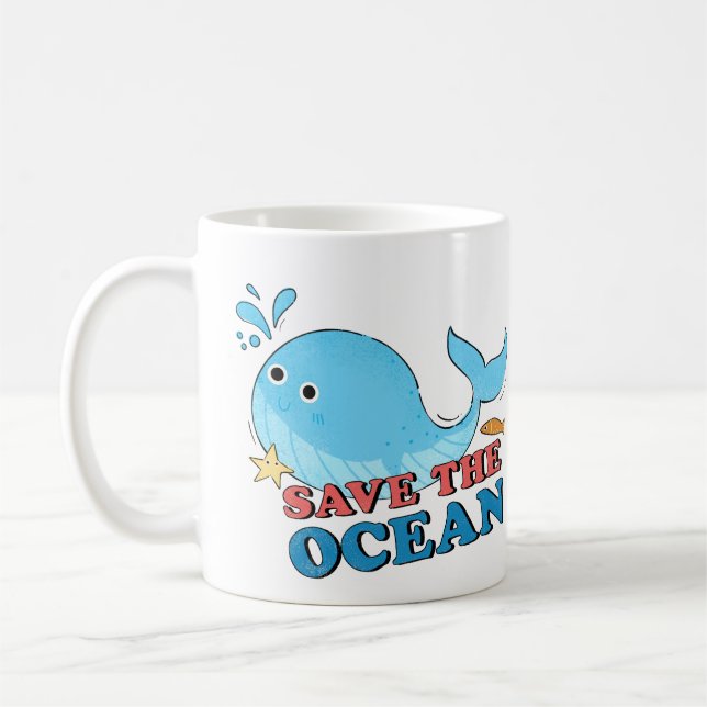 Mug Sauvez l'océan (Gauche)