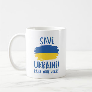 Mug Sauvez l'Ukraine pour faire entendre vos voix