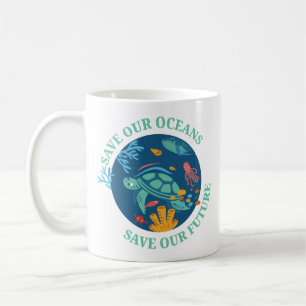 Mug Sauvez nos océans et notre futur Jour des terres t