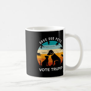 Mug Sauvez notre animal de compagnie Voter Trump 2024